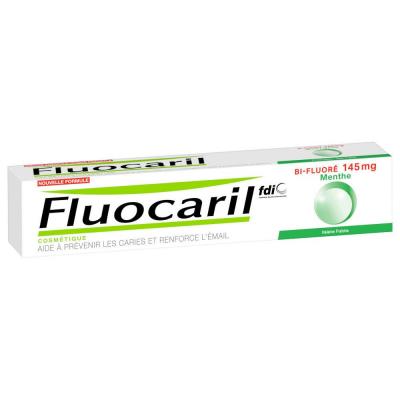 Fluocaril Cosm&eacute;tique Bi-Fluor&eacute; 145mg Dentifrice Menthe 75ml