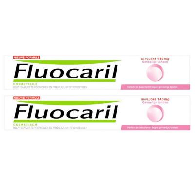 Fluocaril Dentifrice Bi-Fluor&eacute; 145mg Gencives, 2X75ml