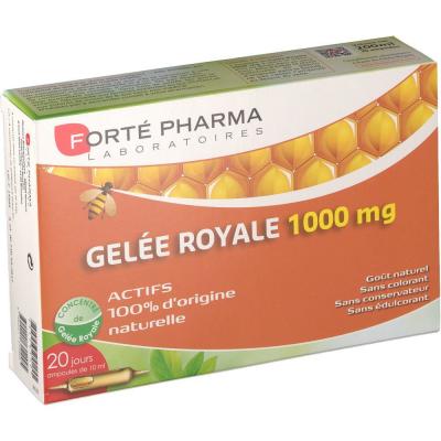 FORT&Eacute;PHARMA Gel&eacute;e royale 1000mg 20 ampoules de 10ml