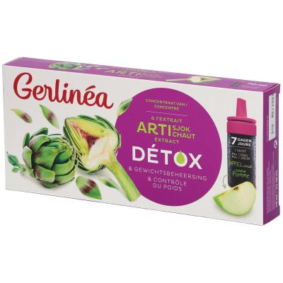 Concentr&eacute; D'artichaut D&eacute;tox Gerlinea - La Boite De 7 - 70 Ml