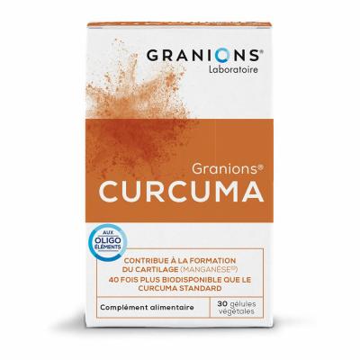 GRANIONS Curcuma g&eacute;lules v&eacute;g&eacute;tales x 30