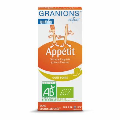 Granions Kid Enfant App&eacute;tit Bio 125ml