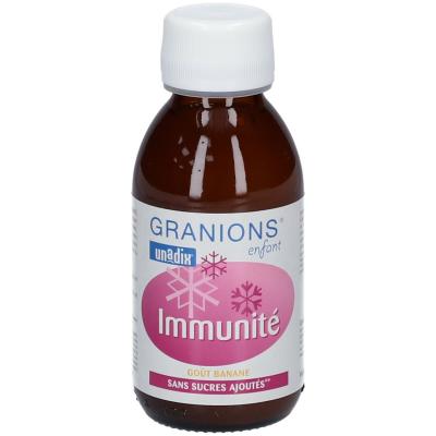 Laboratoire des Granions Granio+ enfant immunit&eacute; ar&ocirc;me banane - 125ml