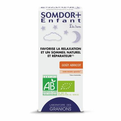 GRANIONS Kid bio Sommeil saveur abricot 125ml