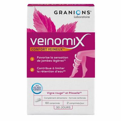 Laboratoire des Granions Veinomix Confort Veineux, 60 comprim&eacute;s
