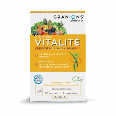 Granions Vitalit&eacute; 30 comprim&eacute;s