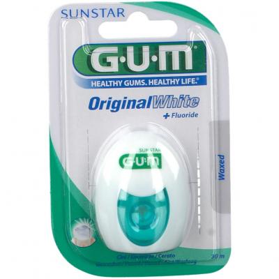 Gum&reg; Original white fil dentaire cir&eacute; fluor&eacute;