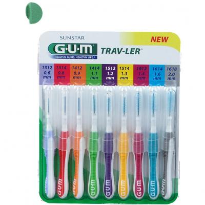 GUM Trav-Ler pack brossettes interdentaires 9 tailles x 9