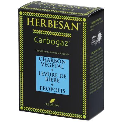 Herbesan Carbogaz - 45 G&eacute;lules - Bo&icirc;te 45 g&eacute;lules