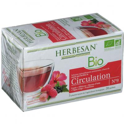 Infusion hibiscus cassis circulation bio 20 sachets