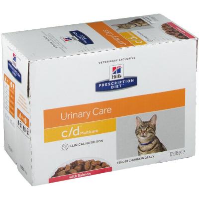 Hill's Prescription Diet&acute; c/d Aliment pour chat au saumon