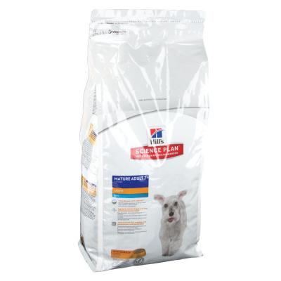 3x2,5kg Mature Adult 7+ Small & Mini Light poulet, Hill's Science Plan