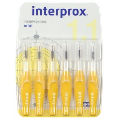 Interprox brosses interdentaires Jaune Mini Lot de 3 &aacute; 6 pi&eacute;ces
