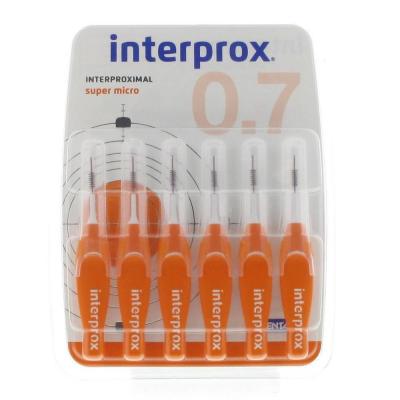 Brossettes Interdentaires 0,7mm Supermicro X6 Interprox