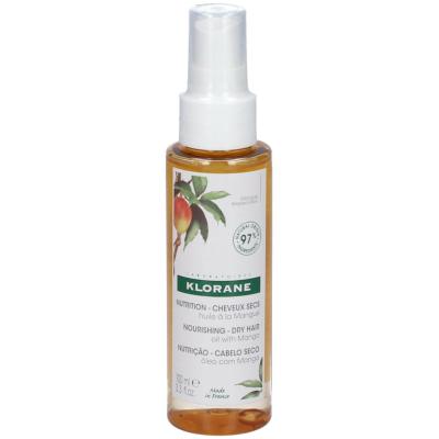 Klorane Huile Nutrition &agrave; la Mangue Pour Cheveux Secs 100ml 