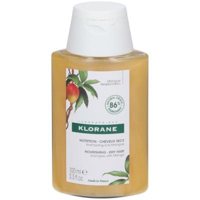 Klorane Shampoing Nutrition &agrave; la Mangue Pour Cheveux Secs 100ml 