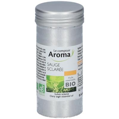 LE COMPTOIR AROMA Huile essentielle de Sauge Sclar&eacute;e BIO flacon 5 ml