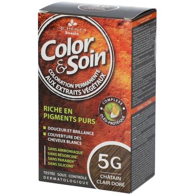 LES 3 CH&Ecirc;NES Color&soin n&deg;5G ch&acirc;tain clair dor&eacute;