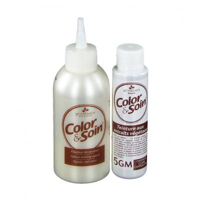 LES 3 CH&Ecirc;NES Color&soin n&deg;5GM ch&acirc;tain clair cappuccino