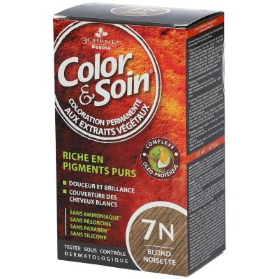 LES 3 CH&Ecirc;NES Color&soin n&deg;7n blond noisette