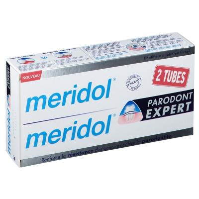 Meridol Parodont Expert Dentifrice Lot de 2 x 75ml