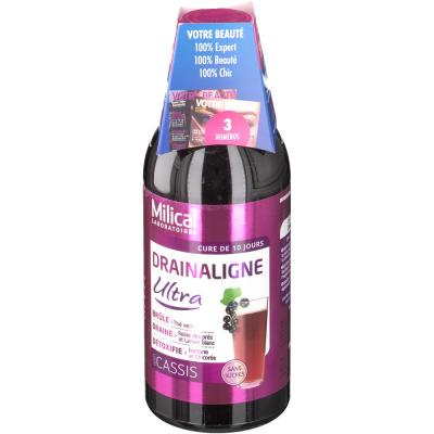 MILICAL Drainaligne ultra go&ucirc;t cassis flacon 500ml