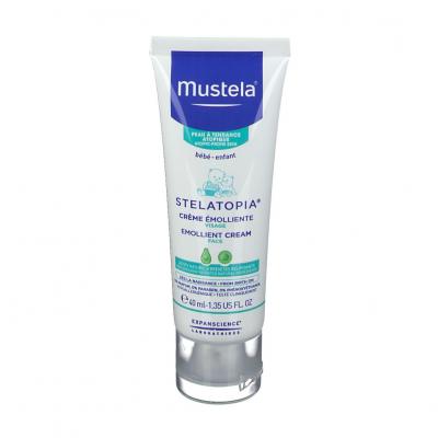 Mustela BF-3504105031572 Stelatopia Crema Emoliante Facial, 40 ml