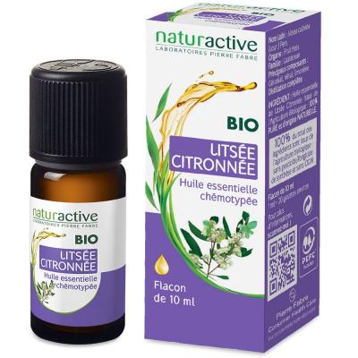 NATURACTIVE Huile essentielle bio Lits&eacute;e citronn&eacute;e flacon 10ml