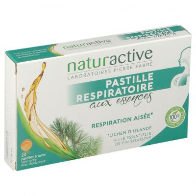 NATURACTIVE 24 Pastilles Respiratoires aux Essences