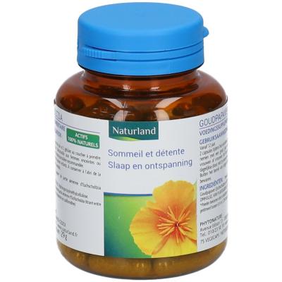 Naturland Escholtzia 75 V&eacute;g&eacute;caps - Bo&icirc;te plastique 75 v&eacute;g&eacute;caps
