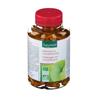 Ginkgo bio, M&eacute;moire et Concentration 150 v&eacute;g&eacute;caps