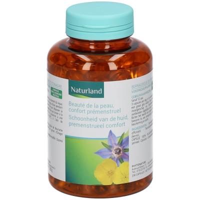 Naturland Huile de Bourrache et d'Onagre 200 Capsules