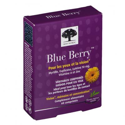 New Nordic Blue Berry 60 Cp - Bo&icirc;te 60 comprim&eacute;s