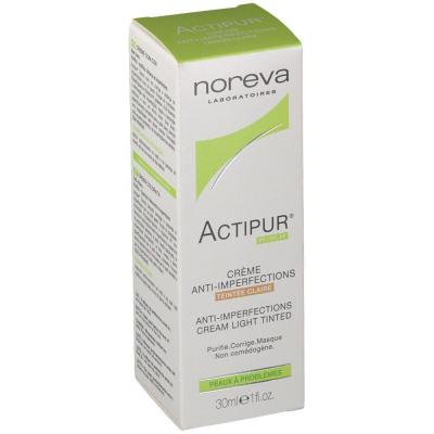 Noreva Laboratoires Actipur Cr&egrave;me anti-imperfections teint&eacute;e claire