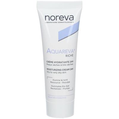 Noreva Aquareva Cr&egrave;me Hydratante 24H Texture Riche 40mL