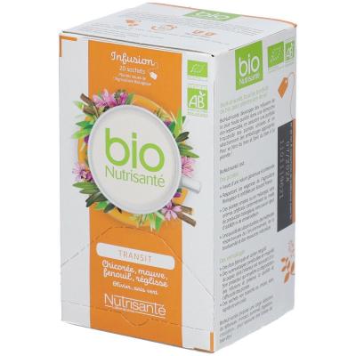 NUTRISANT&Eacute;Infusions transit bio 20 sachets