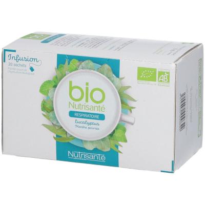 Nutrisant&eacute; Infusion Respiratoire Th&eacute; Vert 20 Sachets