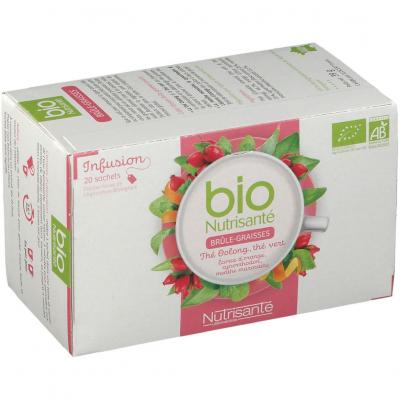 NUTRISANTE Infusion bio br&ucirc;le-graisses 20 sachets