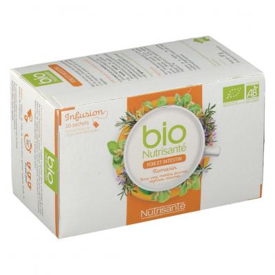 NUTRISANTE Infusion Bio Foie et intestin Romarin 20 sachets 1.85g