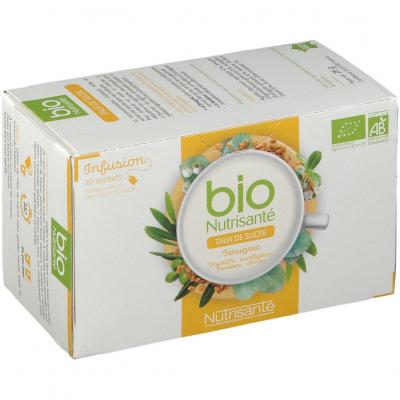 NUTRISANT&Eacute;Infusion bio r&eacute;gulation des sucres 20 sachets