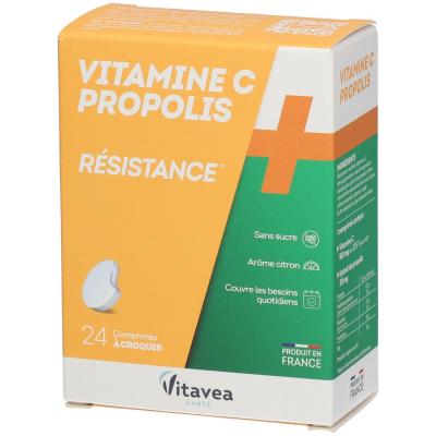Vitavea Vitamine c + Propolis - Bo&icirc;te 2 tubes de 12 comprim&eacute;s