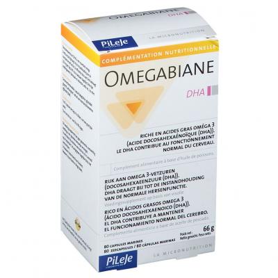 PILEJE Omegabiane DHA bo&icirc;te 80 capsules