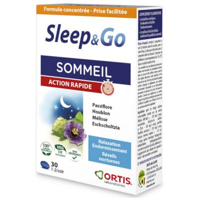 Ortis Sleep&go 30 Comprim&eacute;s - Bo&icirc;te 30 comprim&eacute;s