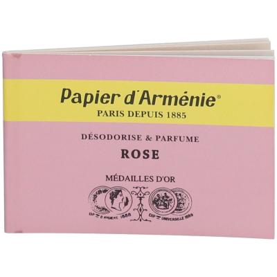 Papier d'Arm&eacute;nie Rose Carnet de 36 Papier D'Armenie