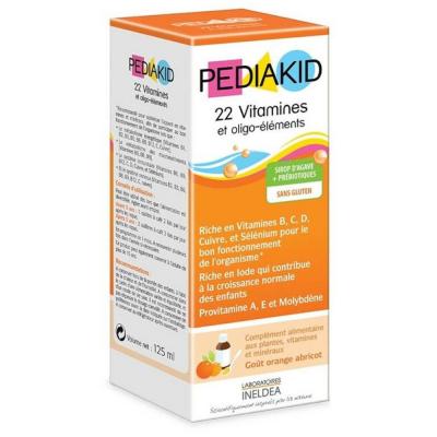 Pediakid 22 Vitamines et Oligo-El&eacute;ments 125ml