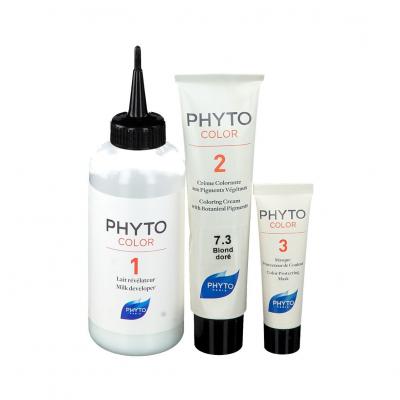 PHYTOCOLOR - 7.3 - Blond Dor&eacute; Coloration Permanente, 112ml