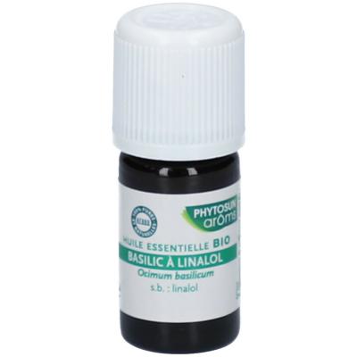 PHYTOSUNAROMS Huile essentielle de basilic&agrave;linasol bio flacon 5ml