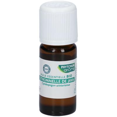 Huile Essentielle Citronnelle De Java Bio Aroms 10ml Phytosun Aroms