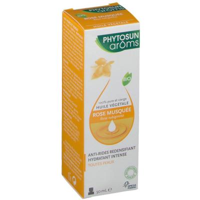 PHYTOSUN Ar&ocirc;ms Huile v&eacute;g&eacute;tale bio de Rose musqu&eacute;e flacon 50ml