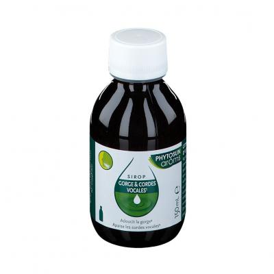 Phytosun Ar&ocirc;ms Sirop Gorge et Cordes Vocales 150ml
